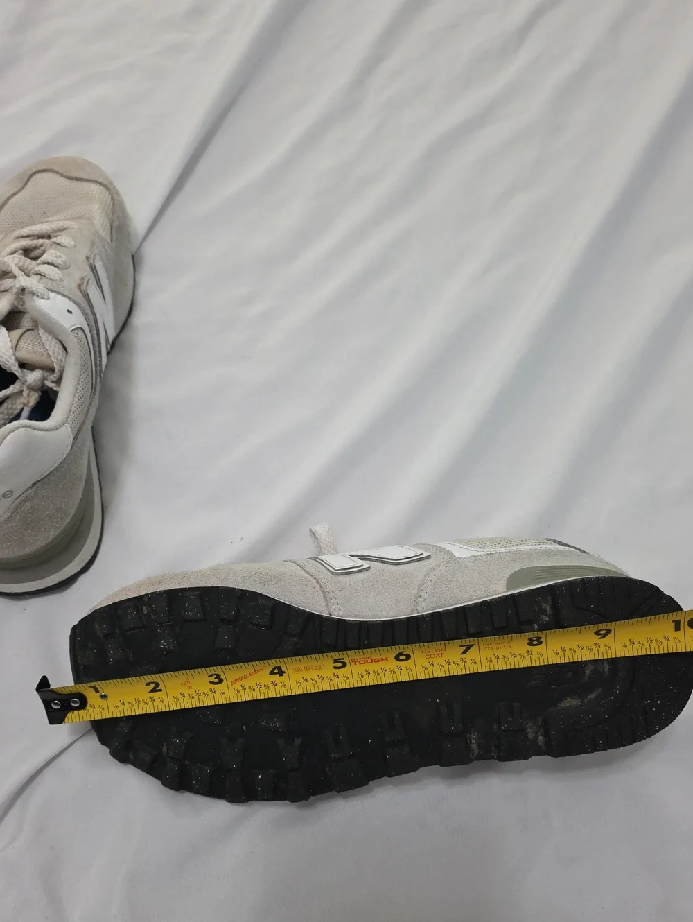 💥5 For $20 New Balance White & Light Gray Sneakers